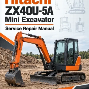 Hitachi ZX40U-5A Mini Excavator Service Repair Manual Hitachi ZX40U-5A Mini Excavator Service Repair Manual