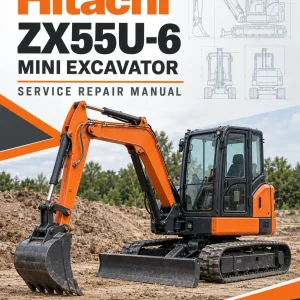 Hitachi ZX55U-6 Mini Excavator Service Repair Manual Hitachi ZX55U-6 Mini Excavator Service Repair Manual