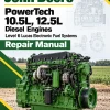 John Deere PowerTech 10.5L, 12.5L Diesel Engines Level 6 Lucas Electronic Fuel Systems Repair Manual (CTM188)