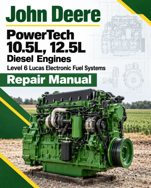 John Deere PowerTech 10.5L, 12.5L Diesel Engines Level 6 Lucas Electronic Fuel Systems Repair Manual (CTM188) John Deere PowerTech 10.5L, 12.5L Diesel Engines Level 6 Lucas Electronic Fuel Systems Repair Manual (CTM188)