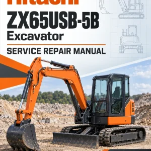 Hitachi ZX65USB-5B Excavator Service Repair Manual