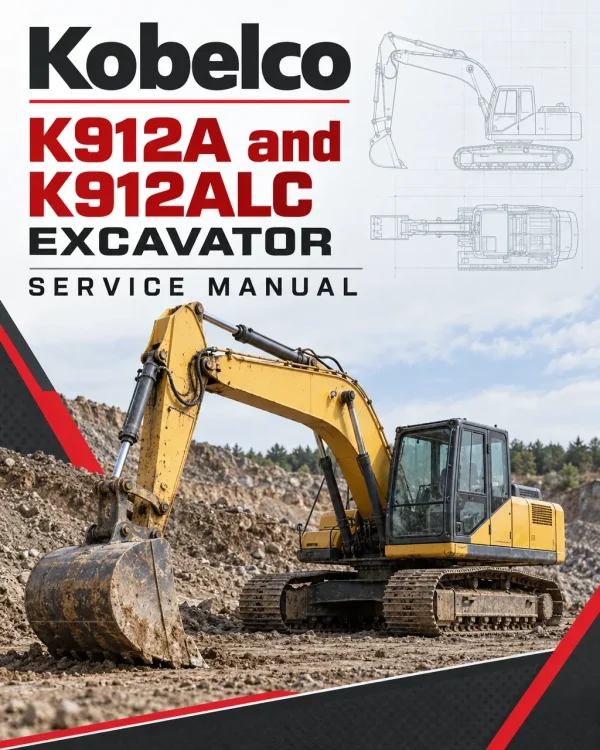 Kobelco K912A and K912ALC Excavator Service Manual Kobelco K912A and K912ALC Excavator Service Manual