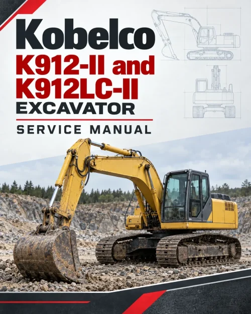 Kobelco K912-II and K912LC-II Excavator Service Manual Kobelco K912-II and K912LC-II Excavator Service Manual