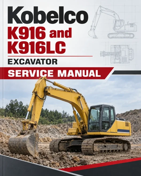 Kobelco K916 and K916LC Excavator Service Manual Kobelco K916 and K916LC Excavator Service Manual