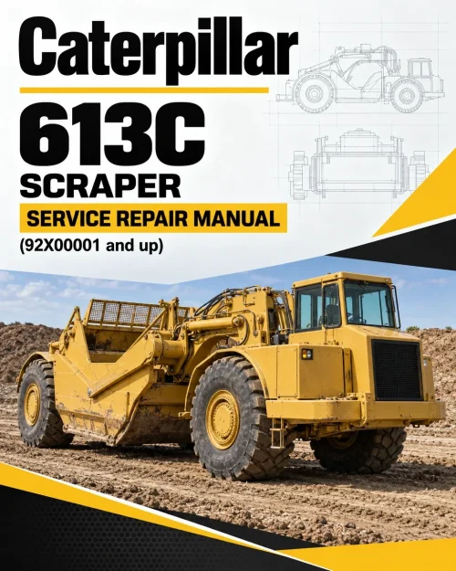 Caterpillar CAT 613C Scraper Service Repair Manual (92X00001 and up) Caterpillar CAT 613C Scraper Service Repair Manual (92X00001 and up)