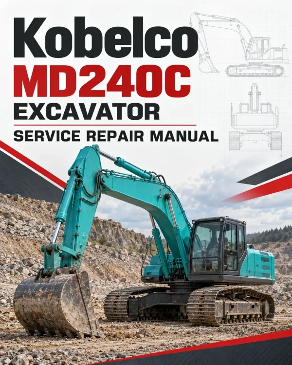Kobelco MD240C Excavator Service Manual