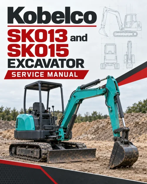 Kobelco SK013 and SK015 Excavator Service Manual
