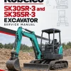 Kobelco SK30SR-3 and SK35SR-3 Excavator Service Manual Kobelco SK30SR-3 and SK35SR-3 Excavator Service Manual
