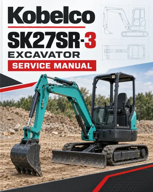 Kobelco SK27SR-3 Excavator Service Manual Kobelco SK27SR-3 Excavator Service Manual