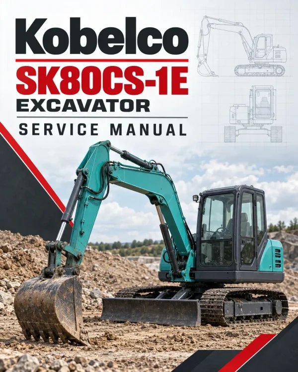 Kobelco SK80CS-1E Excavator Service Manual Kobelco SK80CS-1E Excavator Service Manual