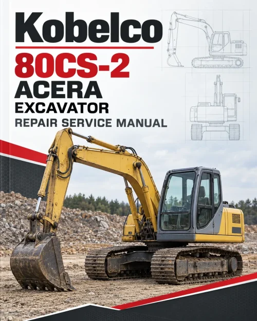 Kobelco 80CS-2 ACERA Excavator Repair Service Manual Kobelco 80CS-2 ACERA Excavator Repair Service Manual