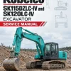 Kobelco SK115DZLC-IV and SK120LC-IV Excavator Service Manual