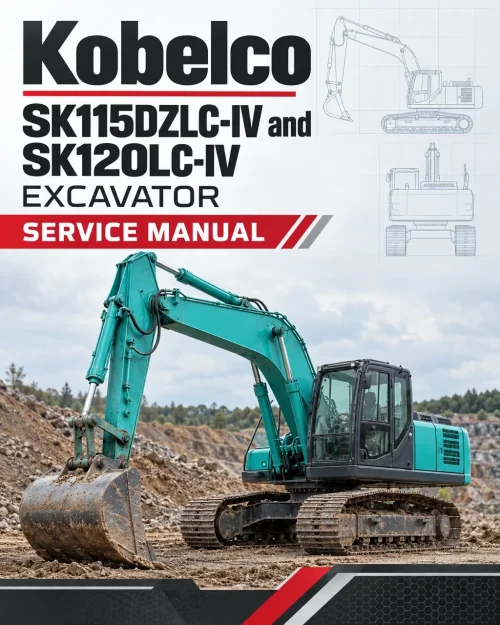 Kobelco SK115DZLC-IV and SK120LC-IV Excavator Service Manual Kobelco SK115DZLC-IV and SK120LC-IV Excavator Service Manual
