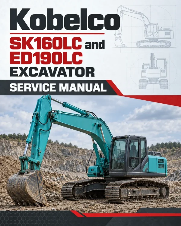 Kobelco SK160LC and ED190LC Excavator Service Manual Kobelco SK160LC and ED190LC Excavator Service Manual