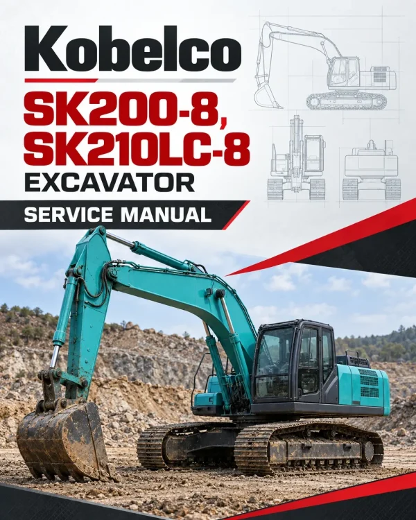 Kobelco SK200-8, SK210LC-8 Excavator Service Manual Kobelco SK200-8, SK210LC-8 Excavator Service Manual