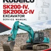 Kobelco SK200-IV, SK200LC-IV Excavator Service Manual