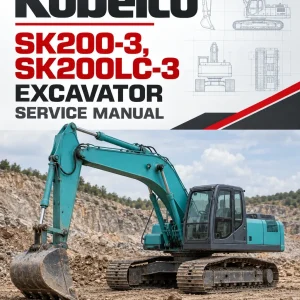 Kobelco SK200-3, SK200LC-3 Excavator Service Manual