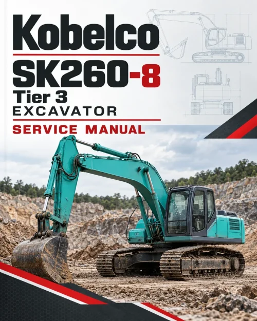 Kobelco SK260-8 Tier 3 Excavator Service Manual