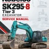 Kobelco SK295-8 Tier 3 Excavator Service Manual