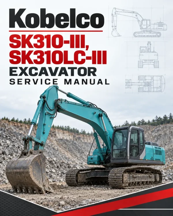 Kobelco SK310-III, SK310LC-III Excavator Service Manual