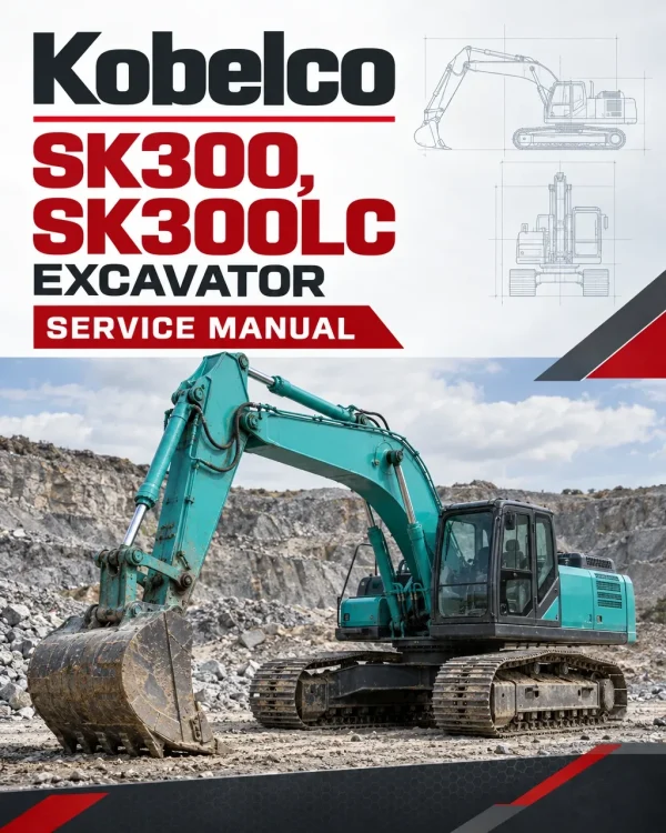 Kobelco SK300, SK300LC Excavator Service Manual Kobelco SK300, SK300LC Excavator Service Manual