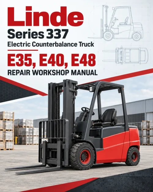 Linde Series 337 Electric Counterbalance Truck: E35, E40, E48 Repair Workshop Manual Linde Series 337 Electric Counterbalance Truck: E35, E40, E48 Repair Workshop Manual