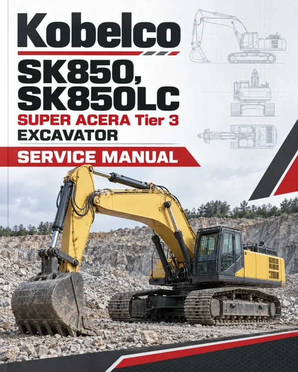 Kobelco SK850, SK850LC SUPER ACERA Tier 3 Excavator Service Manual