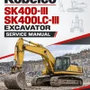 Kobelco SK400-III, SK400LC-III Excavator Service Manual