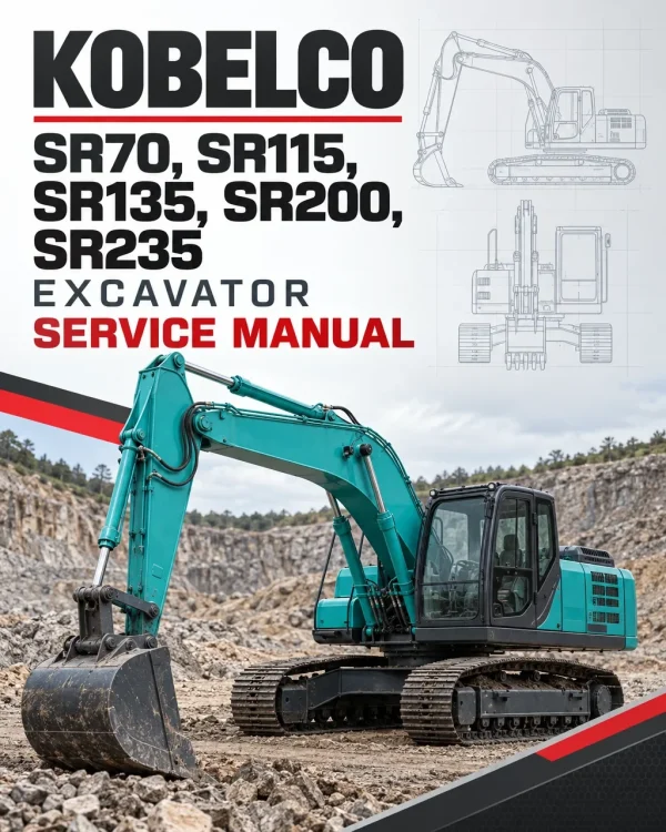 Kobelco SR70, SR115, SR135, SR200, SR235 Excavator Service Manual Kobelco SR70, SR115, SR135, SR200, SR235 Excavator Service Manual