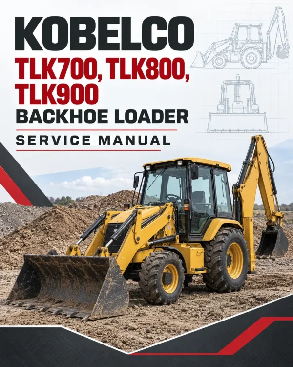 Kobelco TLK700, TLK800, TLK900 Backhoe Loader Service Manual