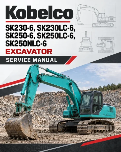 Kobelco SK230-6, SK230LC-6, SK250-6, SK250LC-6, SK250NLC-6 Excavator Service Manual Kobelco SK230-6, SK230LC-6, SK250-6, SK250LC-6, SK250NLC-6 Excavator Service Manual