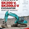 Kobelco SK200-V, SK200LC-V Excavator Service Manual Kobelco SK200-V, SK200LC-V Excavator Service Manual