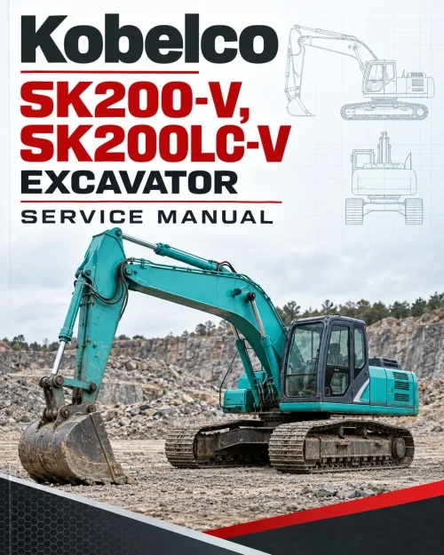 Kobelco SK200-V, SK200LC-V Excavator Service Manual