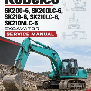 Kobelco SK200-6, SK200LC-6, SK210-6, SK210LC-6, SK210NLC-6 Excavator Service Manual Kobelco SK200-6, SK200LC-6, SK210-6, SK210LC-6, SK210NLC-6 Excavator Service Manual