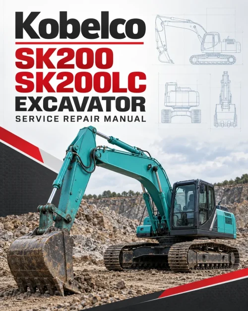 Kobelco SK200, SK200LC Excavator Service Manual Kobelco SK200, SK200LC Excavator Service Manual