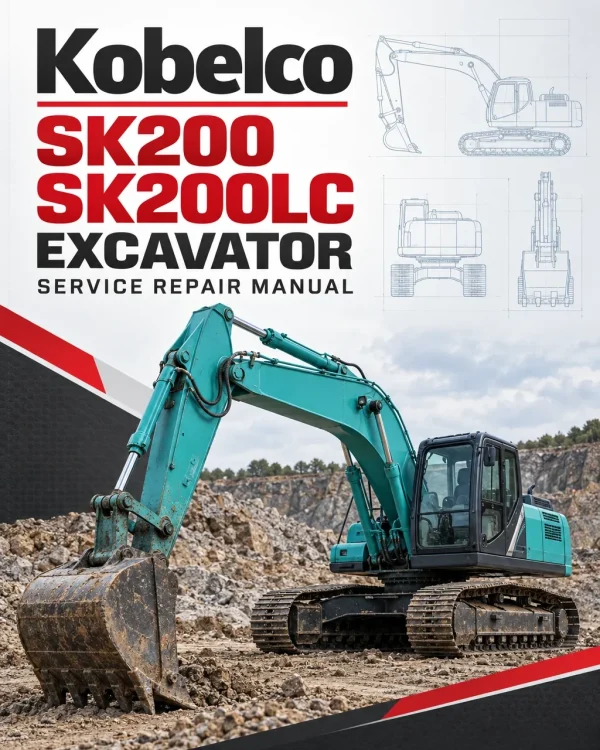 Kobelco SK200, SK200LC Excavator Service Manual Kobelco SK200, SK200LC Excavator Service Manual