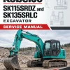 Kobelco SK115SRDZ and SK135SRLC Excavator Service Manual