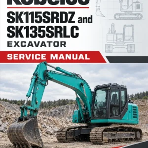 Kobelco SK115SRDZ and SK135SRLC Excavator Service Manual