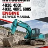 Mitsubishi 4D30, 4D31, 4D32, 4DR5, 6DR5 Engine Service Manual Mitsubishi 4D30, 4D31, 4D32, 4DR5, 6DR5 Engine Service Manual