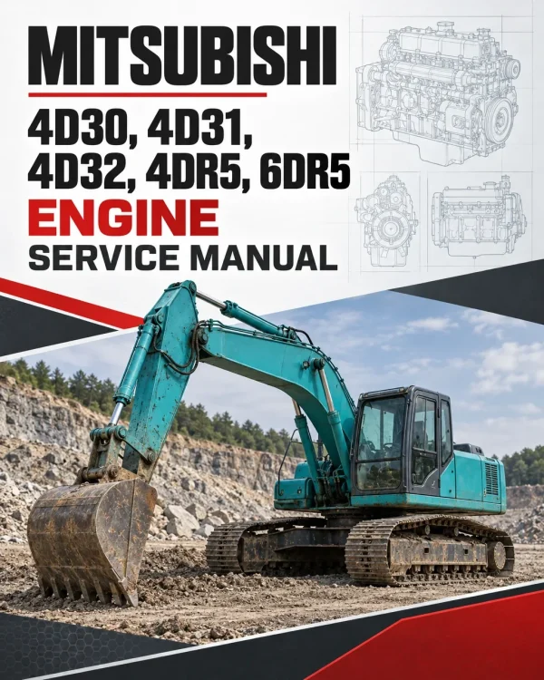 Mitsubishi 4D30, 4D31, 4D32, 4DR5, 6DR5 Engine Service Manual Mitsubishi 4D30, 4D31, 4D32, 4DR5, 6DR5 Engine Service Manual