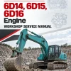 Mitsubishi 6D14, 6D15, 6D16 Engine Worskhop Service Manual Mitsubishi 6D14, 6D15, 6D16 Engine Worskhop Service Manual