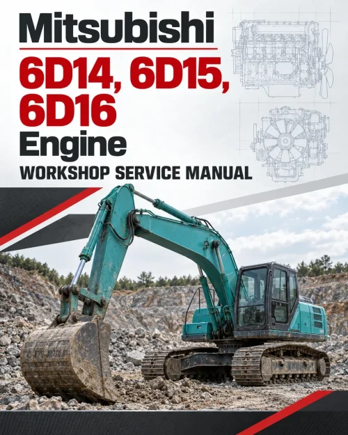 Mitsubishi 6D14, 6D15, 6D16 Engine Worskhop Service Manual