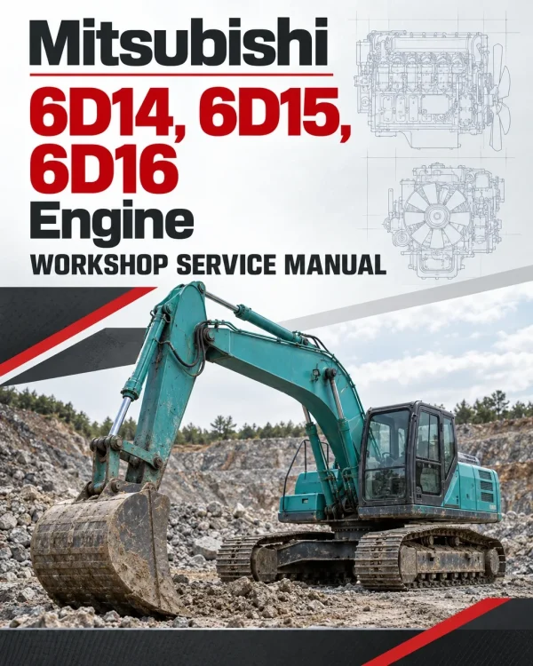 Mitsubishi 6D14, 6D15, 6D16 Engine Worskhop Service Manual Mitsubishi 6D14, 6D15, 6D16 Engine Worskhop Service Manual