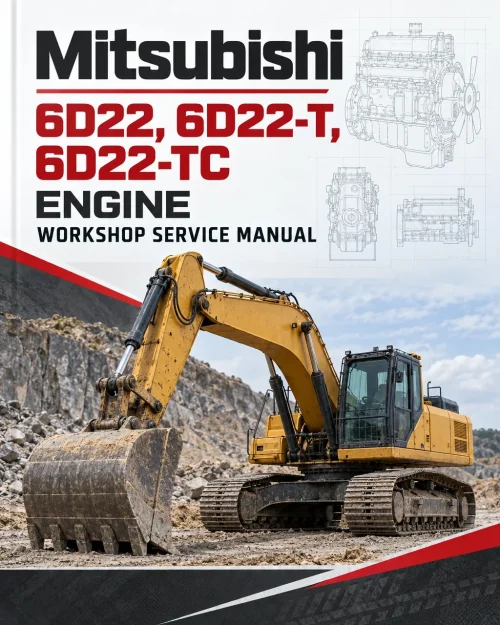 Mitsubishi 6D22, 6D22-T, 6D22-TC Engine Workshop Service Manual Mitsubishi 6D22, 6D22-T, 6D22-TC Engine Workshop Service Manual