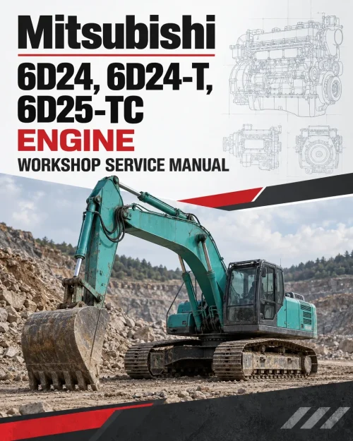 Mitsubishi 6D24, 6D24-T, 6D25-TC Engine Workshop Service Manual Mitsubishi 6D24, 6D24-T, 6D25-TC Engine Workshop Service Manual