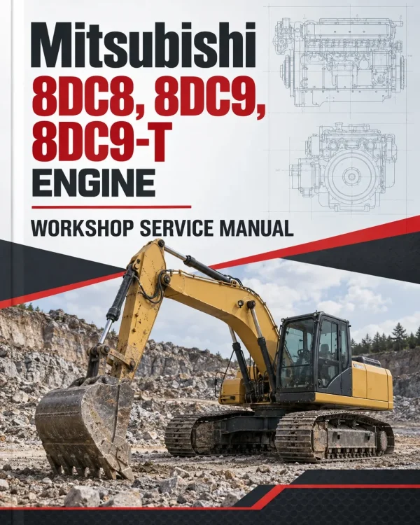 Mitsubishi 8DC8, 8DC9, 8DC9-T Engine Workshop Service Manual Mitsubishi 8DC8, 8DC9, 8DC9-T Engine Workshop Service Manual