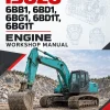 Isuzu 6BB1, 6BD1, 6BG1, 6BD1T, 6BG1T Engine Workshop Manual