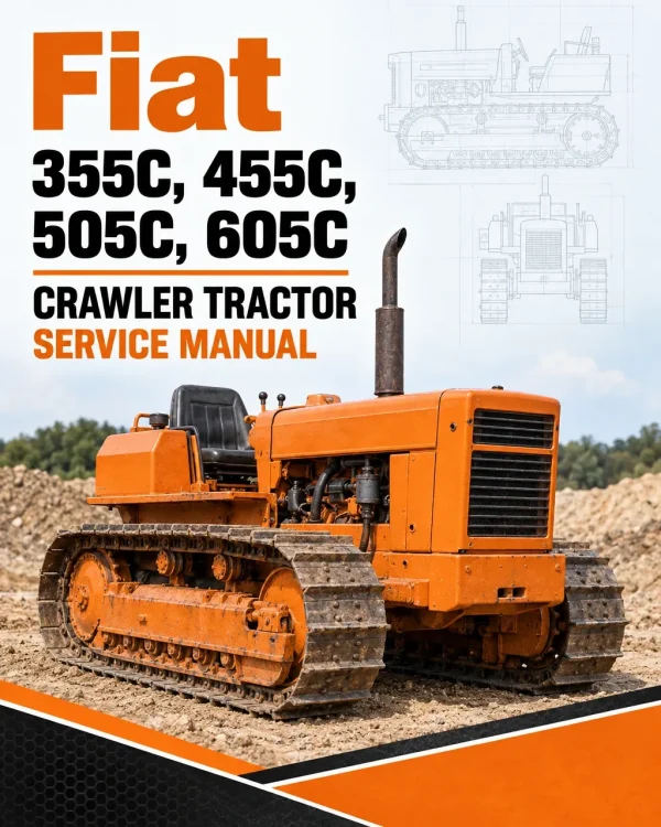 Fiat 355C, 455C, 505C, 605C Crawler Tractor Service Manual