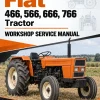 Fiat 466, 566, 666, 766 Tractor Workshop Service Manual Fiat 466, 566, 666, 766 Tractor Workshop Service Manual