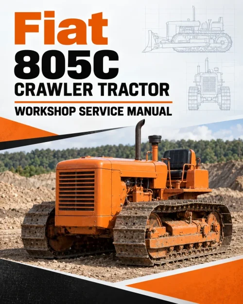 Fiat 805C Crawler Tractor Workshop Service Manual